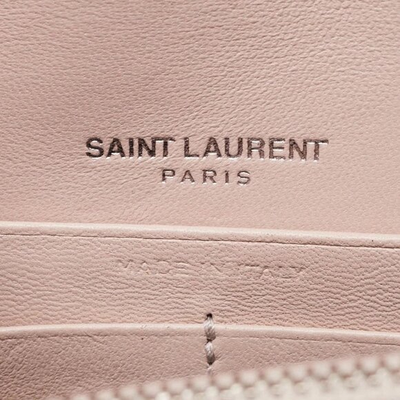 Yves Saint Laurent Pink Croc Embossed Leather Small Kate Tassel Bag - Picture 8 of 11